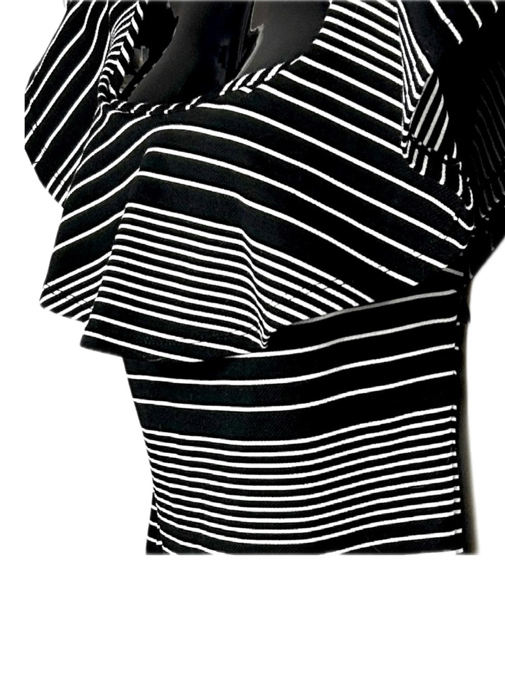 Couture Black and White Midi Dress NWOT - Picture 6 of 12